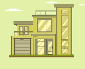 illustration of a building