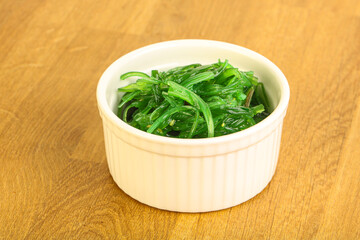 Japanese traditional seaweed salad Chukka
