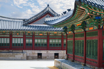 Obraz premium a traditional house in Seoul, Korea