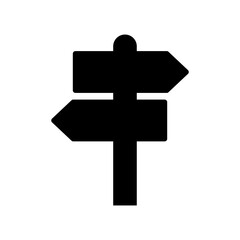 street name direction sign icon vector