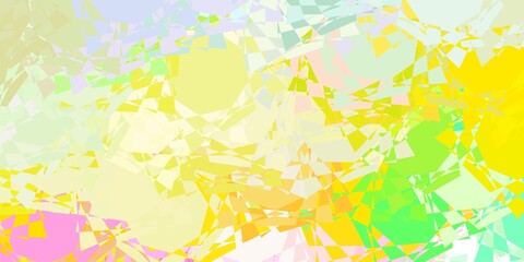 Light Multicolor vector layout with triangle forms.