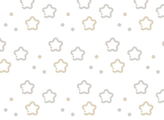 かわいい星のシームレスなパターン