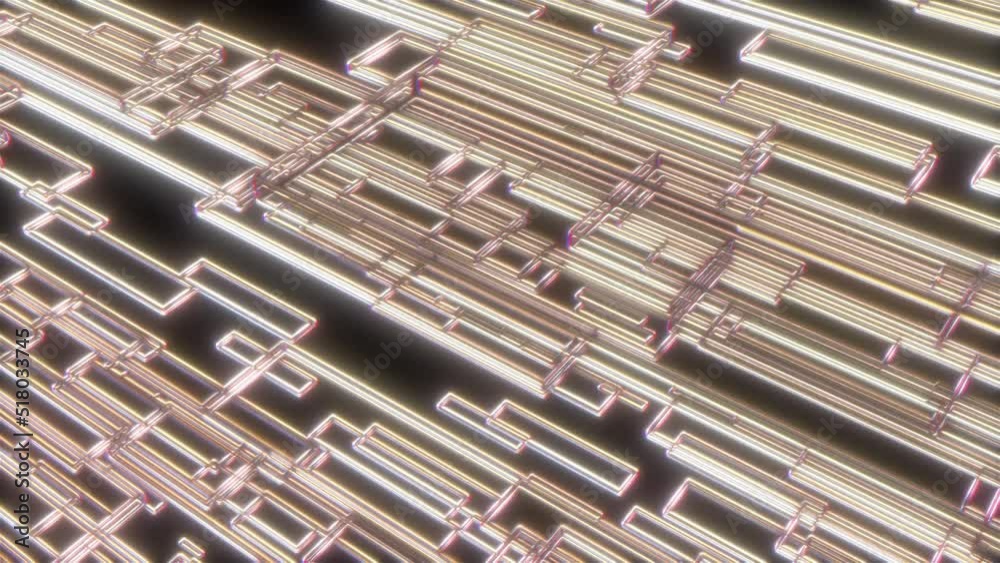 Poster abstract block lines. computer generated 3d render
