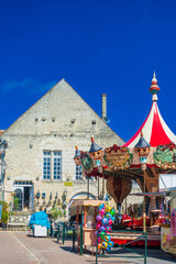Obraz premium Provins, FRANCE - June 11, 2022: Street view of Provins in France