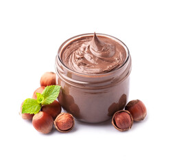 Chocolate cream with filbert