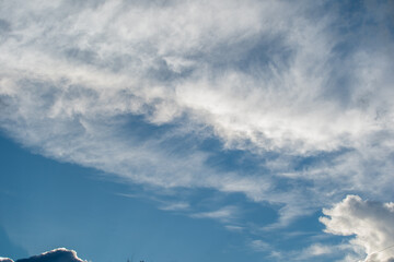 color sky after raining day