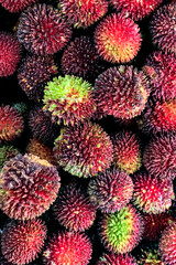 Rambutan, for sale in market