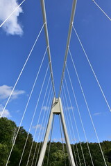 construction of cable stay bridge,Czech republic
