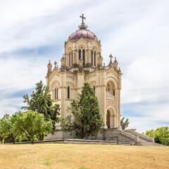 View at the Pantheon of the Duchess of Sevillano in the streets of Guadalajara - Spain