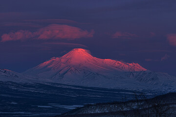 mountain in winter