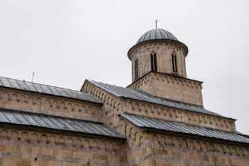 Main chapel and dome Medieval Monastery and orthodox Church Visoki Decani, one of the most...