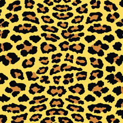 Fototapeta na wymiar Leopard, cheetah and jaguar print seamless pattern. Animal skin print seamless pattern design.