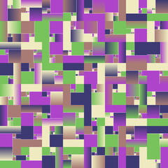 Bizarre Gradient Vector Seamless Pattern Graphics With Abstract Geometric Shapes And Geometry Forms