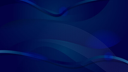 Dark blue abstract background. Vector illustration for presentation design. Can be used for business, corporate, institution, party, festive, seminar, talk, flyer, texture, wallpaper, and pattern.