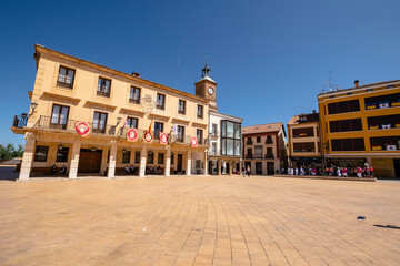 Ayuntamiento,Almazán, Soria,  comunidad autónoma de Castilla y León, Spain, Europe - obrazy, fototapety, plakaty