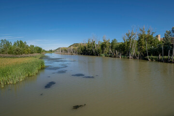 vado del rio Duero citado en el Cantar del Mío Cid, Navapalos,  Soria,  comunidad autónoma de Castilla y León, Spain, Europe