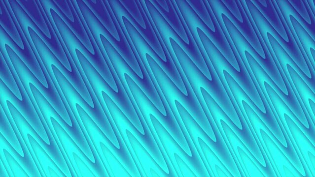 Abstract neon blue pattern looping motion background.