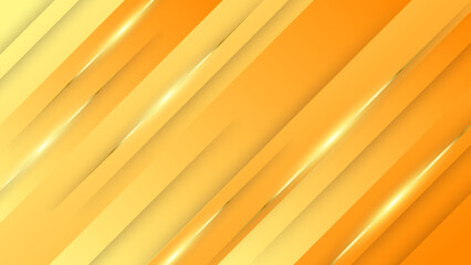 Luxury orange gold abstract background. Vector illustration for presentation design. Can be used for business, corporate, institution, party, festive, seminar, flyer, texture, wallpaper, and pattern.