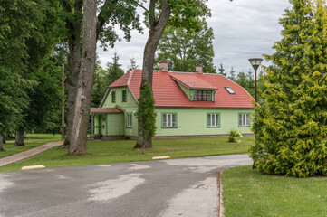Fototapeta na wymiar traditional manor in estonia, europe