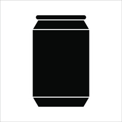 aluminum soda energy drink can icon can overlay vector art icons for apps and websites on white background