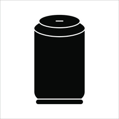 aluminum soda energy drink can icon can overlay vector art icons for apps and websites on white background