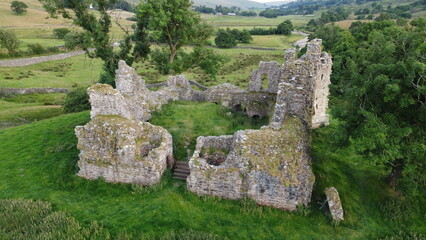Pendragon Castle at Cumbria -  founded by Uther Pendragon, the father of King Arthur.