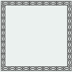 Frame, in the style of an ornament,  Vector illustration eps 10, Art.	