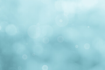 Abstract blurry blue color for background, Blur festival lights outdoor celebration and blue bokeh focus decorative.	