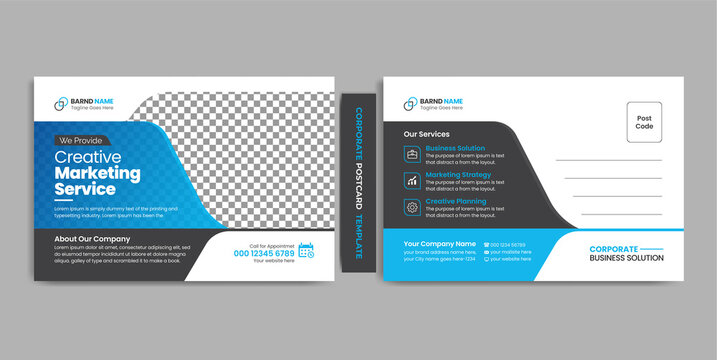 Corporate Postcard Template Design