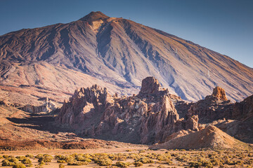 Volcán el Teide, canarias, en verano