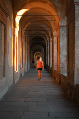 Fototapeta na wymiar San Luca, il Portico di Bologna più lungo al mondo