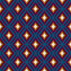 Ikat geometric folklore ornament, Tribal ethnic texture. Seamless striped pattern in Aztec style, Figure tribal embroidery, Scandinavian, Ikat pattern
