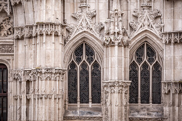 Obraz premium Exteriors of chapel of the holy spirit, in Rue, Somme, France
