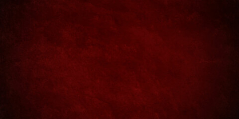 Red grunge abstract background texture black concrete wall, grunge halloween background with blood splash space on wall, red horror wall background, dark slate back background toned classic red color.
