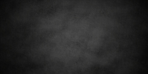 Obraz na płótnie Canvas Black backdrop grunge background with marble texture in old vintage paper design. panorama old vintage grunge texture, marbled black painted background illustration.