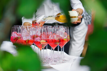 cocktail auf dem event