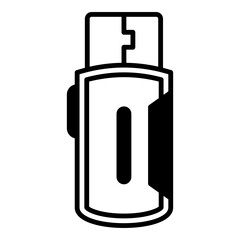 pendrive icon with transparent background