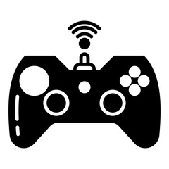 gamepad icon on transparent background