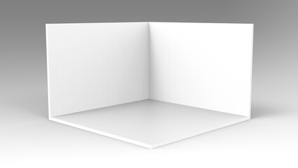white room isometric walls Pedestal  Shelf  Backdrops plinth