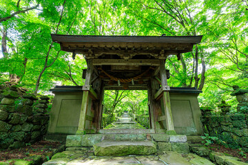 夏の両子寺　大分県国東市　Futagoji Temple in summer. Ooita-ken Kunisaki city.