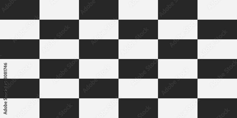Fototapete rectangles checkerboard and seamless pattern. the pattern is simple chess, like a racing flag.