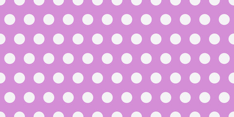 Pink polka dot. Simple repeating vector. Pink seamless polka dot pattern. Texture of white dots. © Crashik