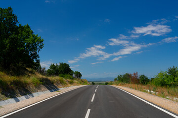 road in the countryside