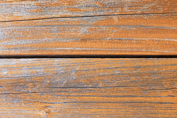 Old brown rustic dark grunge wood texture - banner on wooden background. Exterior