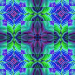 3d effect - abstract kaleidoscopic color gradient  graphic 