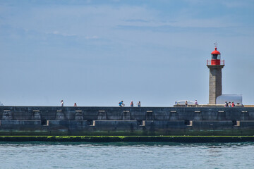 lighthouse in the port