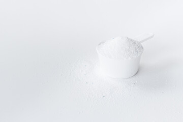 Laundry detergents powder with scoop for washing machine