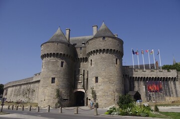 Porte Saint Michel à Guérande - obrazy, fototapety, plakaty