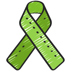 Mental Health Ribbon Icon