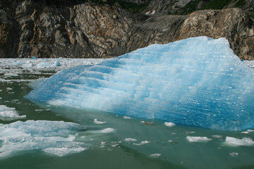 Glacier Ice Neashore in Alaska
